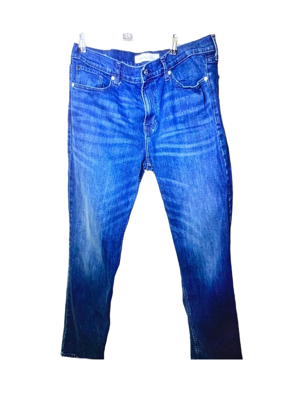 Calvin Klein Jeans Men Blue Denim Slim Straight Fit W34 L32